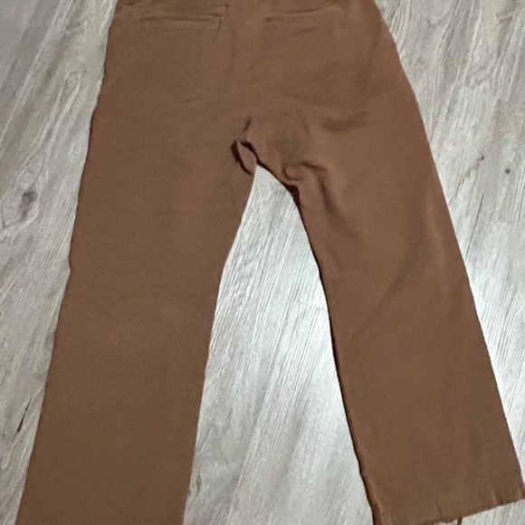 Vintage 1990’s wide leg cotton twill pinstripe pants. - Picture 1 of 5